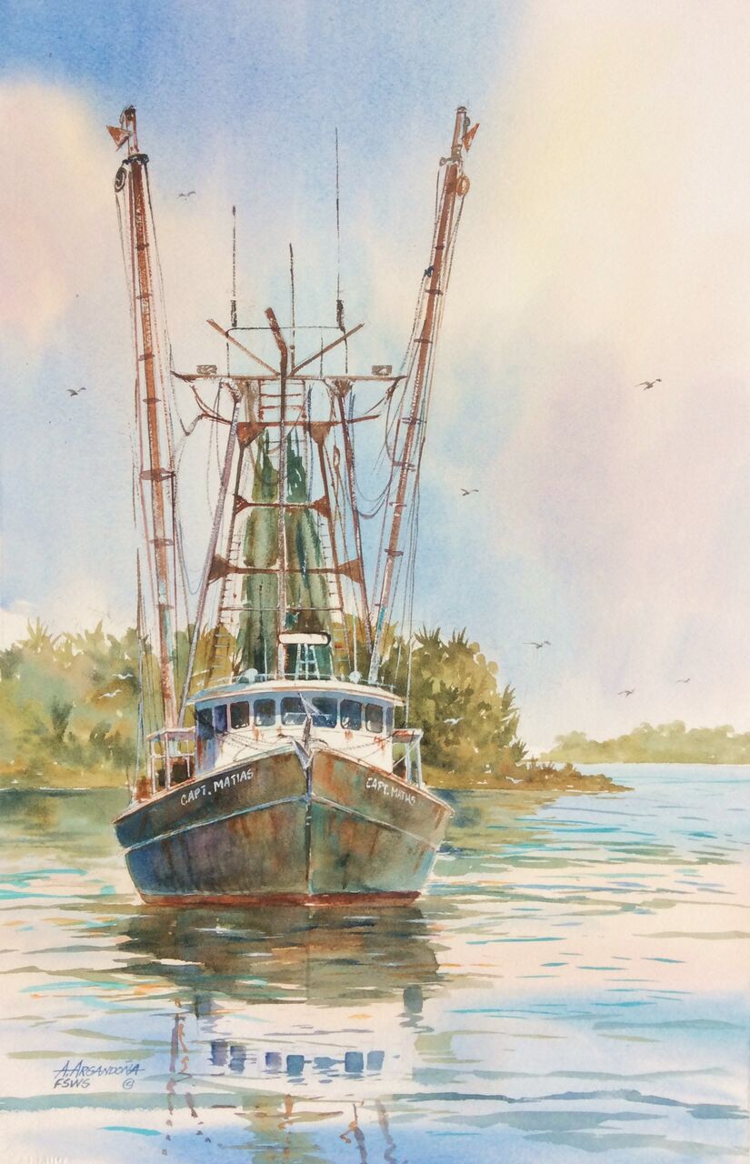 Original Watercolors by Augusto Argandona