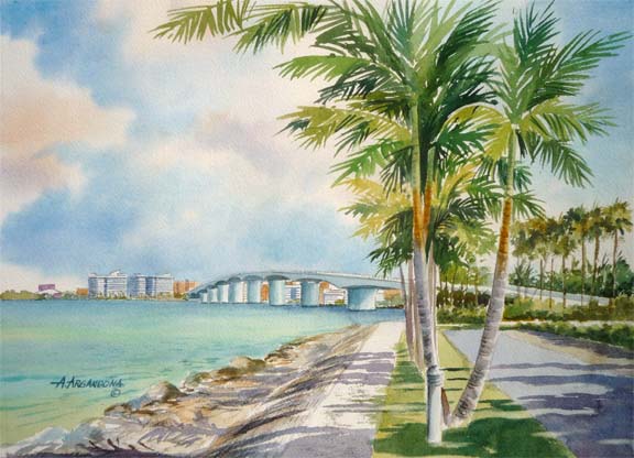 Giclee Prints of Sarasota Florida by Augusto Argandona