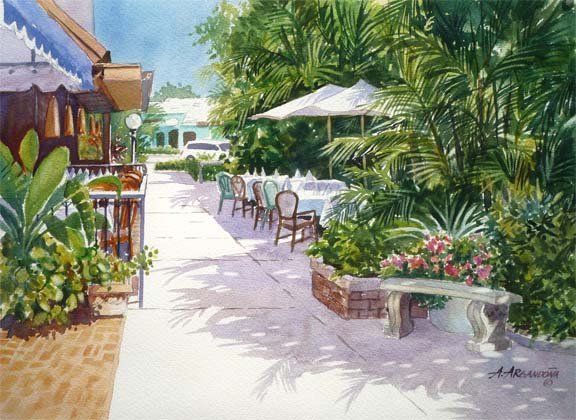 Giclee Prints of St Armands Florida by Augusto Argandona