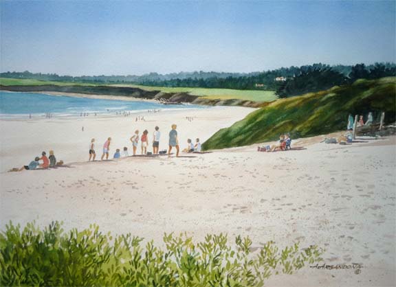 Monterey, Carmel and Big Sur Area Watercolors by Augusto Argandoa