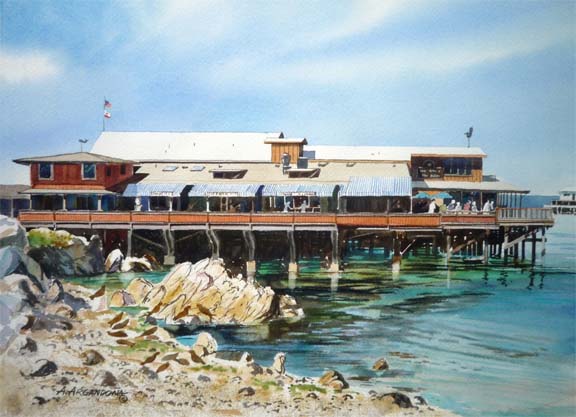 Monterey, Carmel and Big Sur Area Watercolors by Augusto Argandoa
